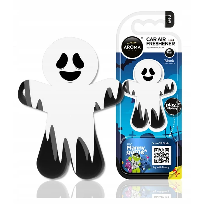 Aroma Car Manny Ghost Black