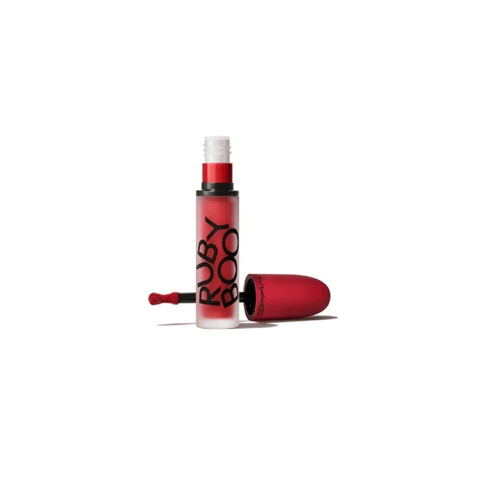 MAC Powder Kiss Ruby Boo Red