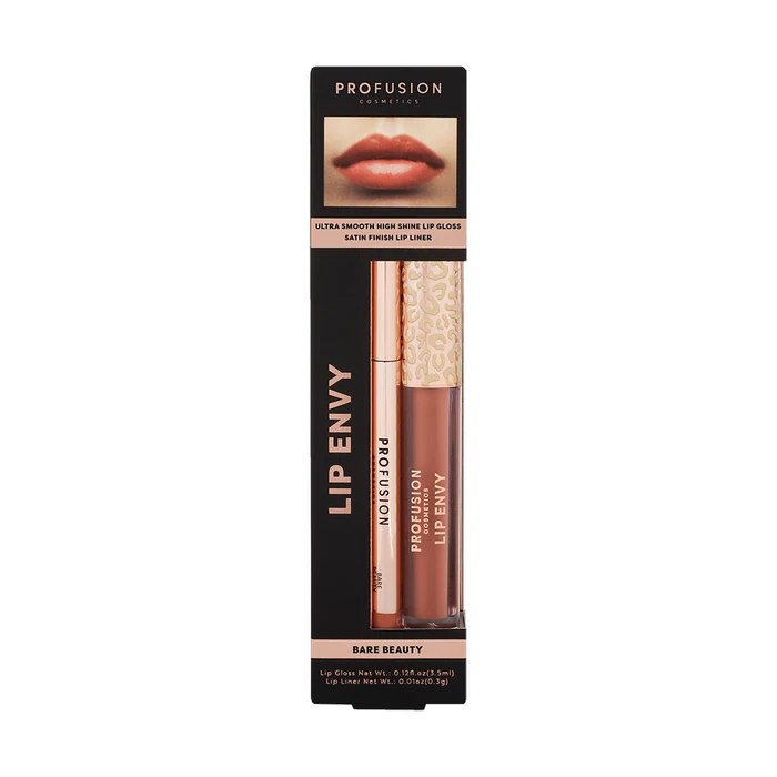 Profusion Cosmetics Lip Envy Bare Beauty set